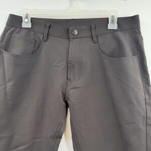 U-510 Men’s performance chino Pants 30x28 Made for Men Under 5’10” charcoal NWOT